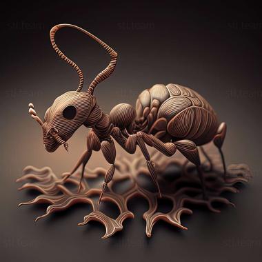 3D модель Pheidole cyrtostela (STL)